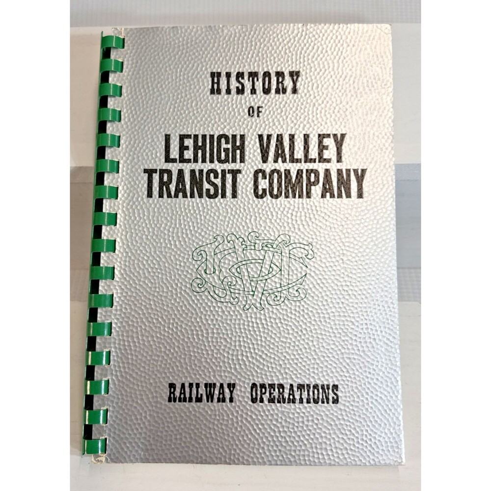 Vintage 1966 Train Booklet History of Lehigh Valley Transit Company Railway Ops